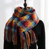 New Plaid Scarf Women Tassel Shawl Fashion