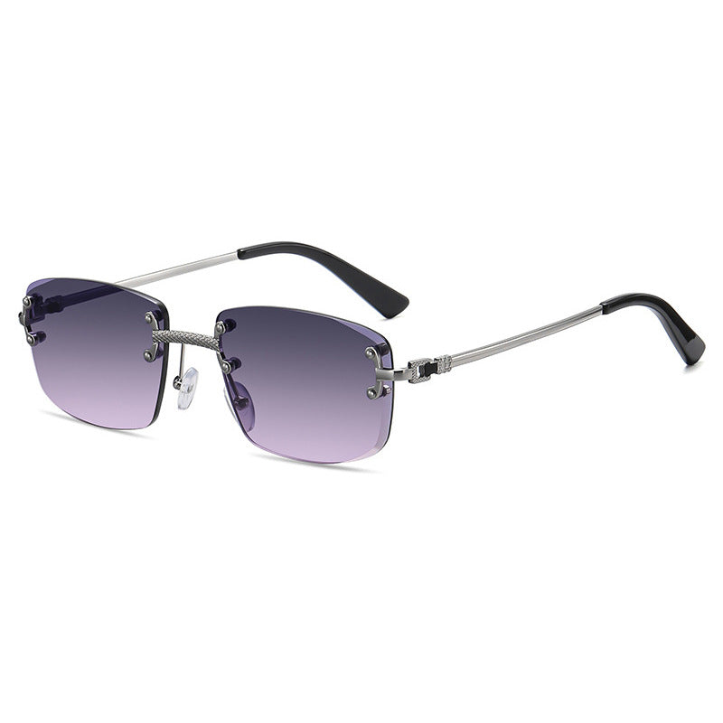 Delicate Wear Sunshade Metal Sunglasses