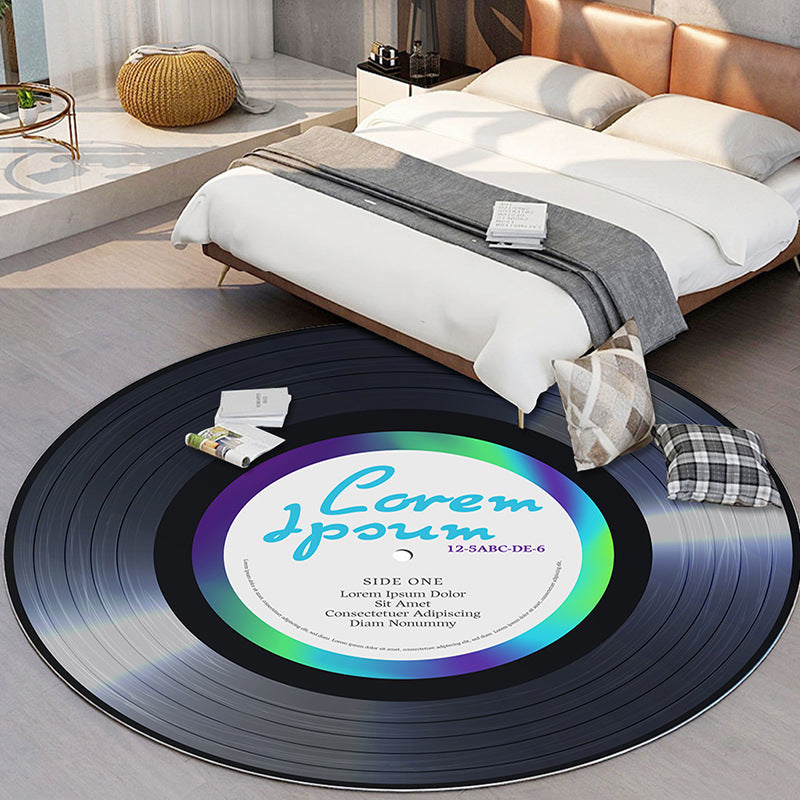 Household Fashionable Personalized Vinyl Record Carpet