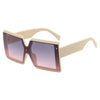 Retro Square Sunglasses Female