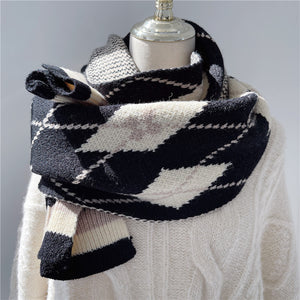 Women Soft Mohair Warm Ring Collar Scarf