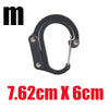 Hybrid Gear Clip - Carabiner Rotating Hook Clip Non-Locking Strong Clips For Camping Fishing Hiking Travel Backpack Out