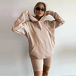 Loose Sweater Shorts Sports Suit