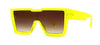 Oversized One Lens Square Sunglasses Fashion Men Women