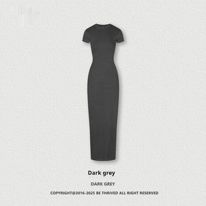 Series Slim-fit Hip Skirt Slimming Slit Dress Women