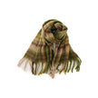 French Style Retro Lazy Style Warm Color Classic Plaid Scarf