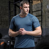 Ice Silk Short Sleeve Sports Top Men's Quick Drying Clothes Running Fitness T-shirt