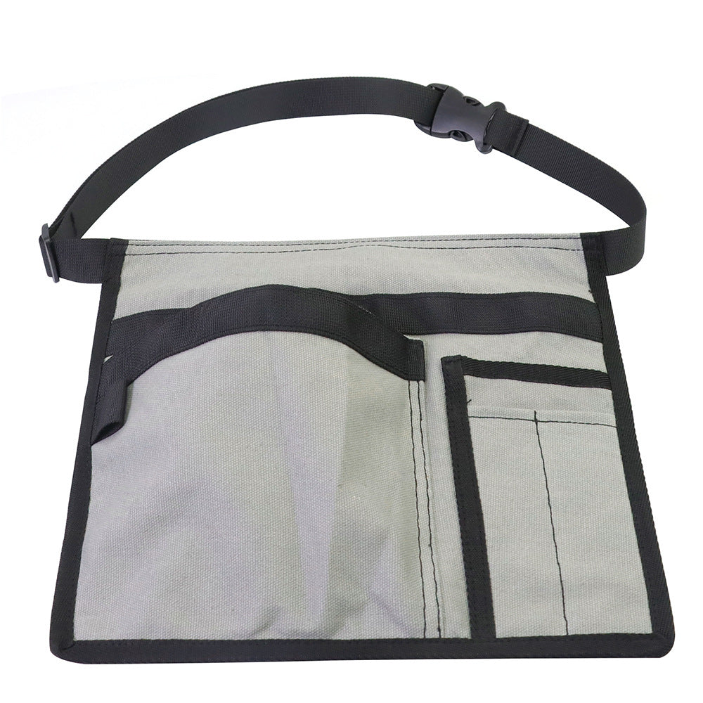 Garden Trim Light Multi-Pocket Canvas Belt Bag Storage Bag