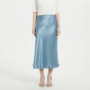 Triacetate Satin High Waist Slimming Skirt Hip-wrapped Fishtail Skirt