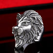 Animal Ring Titanium Steel Vintage Men