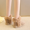 Snow Boots For Women Winter Warm Slip On Fluffy Platform Comfy