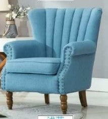 American Style Retro Simple Fabric Single Sofa Chair