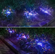 New Ground Plug Solar Fireworks Light LED Light String Copper Wire Outdoor Garden Decoration Star Lights Christmas Lights