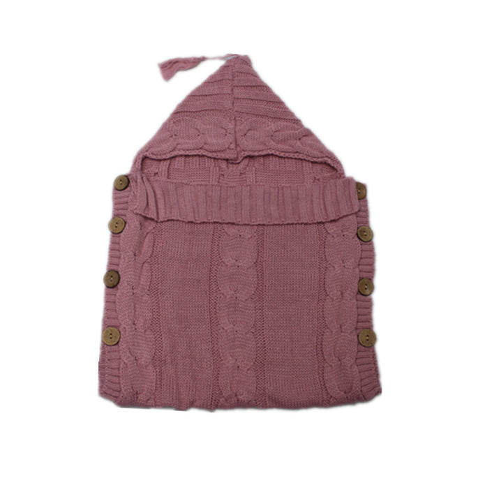 Autumn Winter Baby Knitted Wool Sleeping Bag