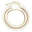 Creative Snake Bone Chain Set Necklace For Women