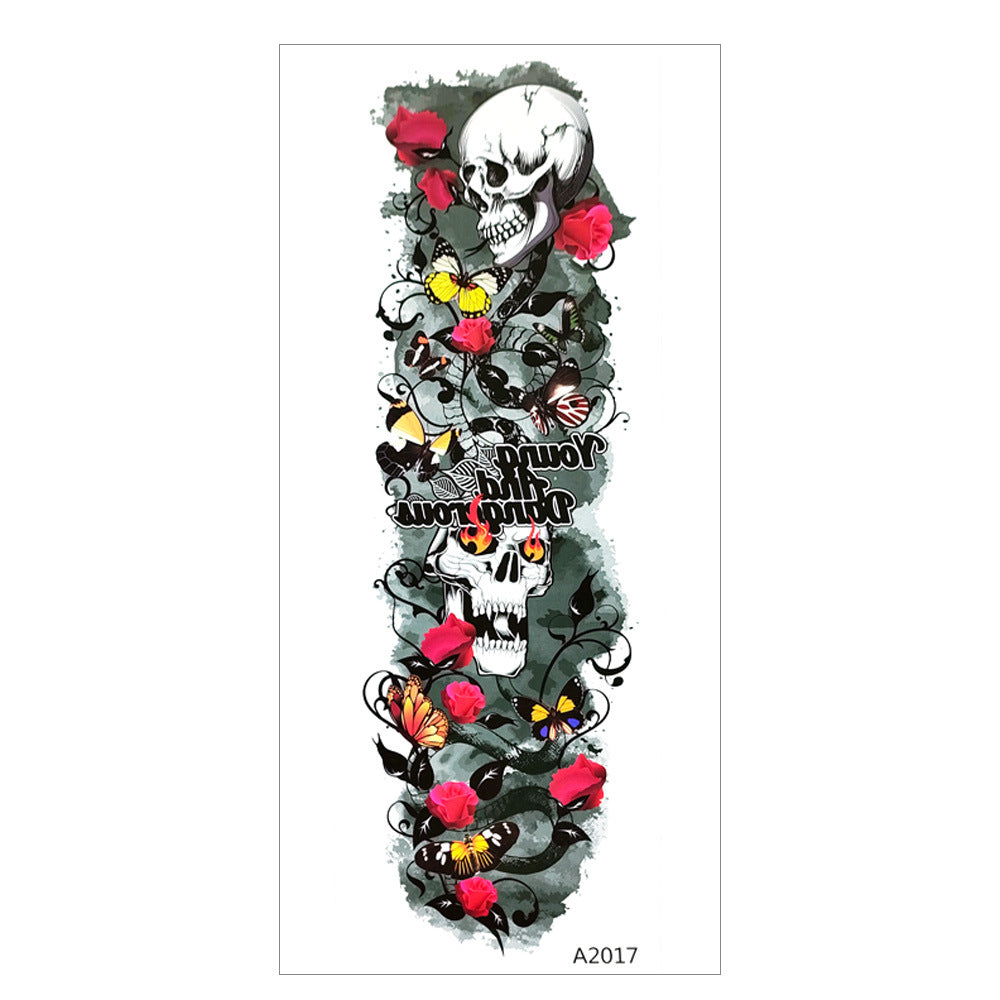 Colorful Domineering Tattoo Applique Arm