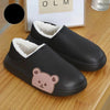 Bear Fluffy Slippers Winter House Shoes For Women