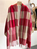 Korean Style Plaid Scarf Women's Autumn And Winter Warm Shawl Men's Scarf Tassel Wild Couple Scarf