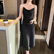 Silk Satin Slip Dress Feminine Waist