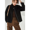 Lapel Wool Double-faced Woolen Coat Women