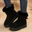 Warm Thick-soled Ankle Boots For Women Simple Daily Leisure Cotton Shoes