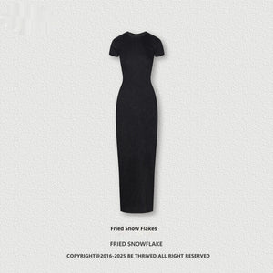 Series Slim-fit Hip Skirt Slimming Slit Dress Women