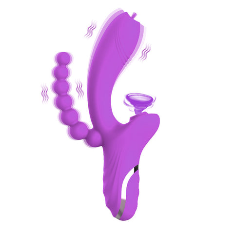 3-in-1 Massager Stimulating Vibrating Silicone Toys