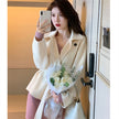 High Class Hepburn Style Korean Woolen Coat