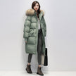 Padded jacket women's medium and long section new winter down padded jacket