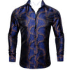 Long Sleeve Casual Flower Shirts For Men Designer Fit Dress Shirt BCY-05