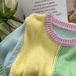 Women's Short Sleeved Knitted Sweater