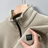 Fleece-lined Breathable Casual Sweatshirt Trendy Comfortable Long Sleeve Knitted Sweater