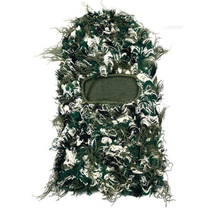 Balaclava Men's And Women's Knitted Camouflage Headgear Personality Fashion Wool Hat