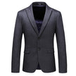 Men's Business Casual Striped Flower Suit Jacket Slim Big Size Banquet Dress Suit Gown Jacket Men