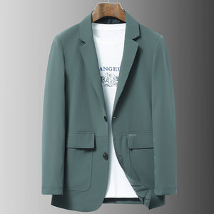 Business Youth Solid Color Suit Jacket