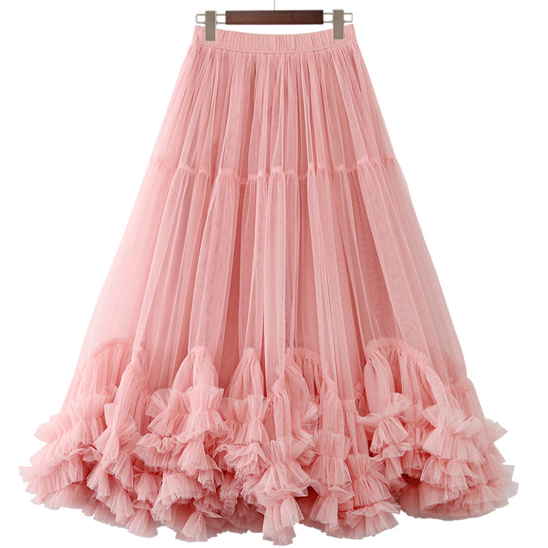 Women's Fashion Personality Mesh Skirt