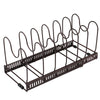 Multifunctional Telescopic Pot Rack Desktop Kitchen Storage