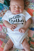 Baby Romper Sisters And Brothers Printed Short Sleeve