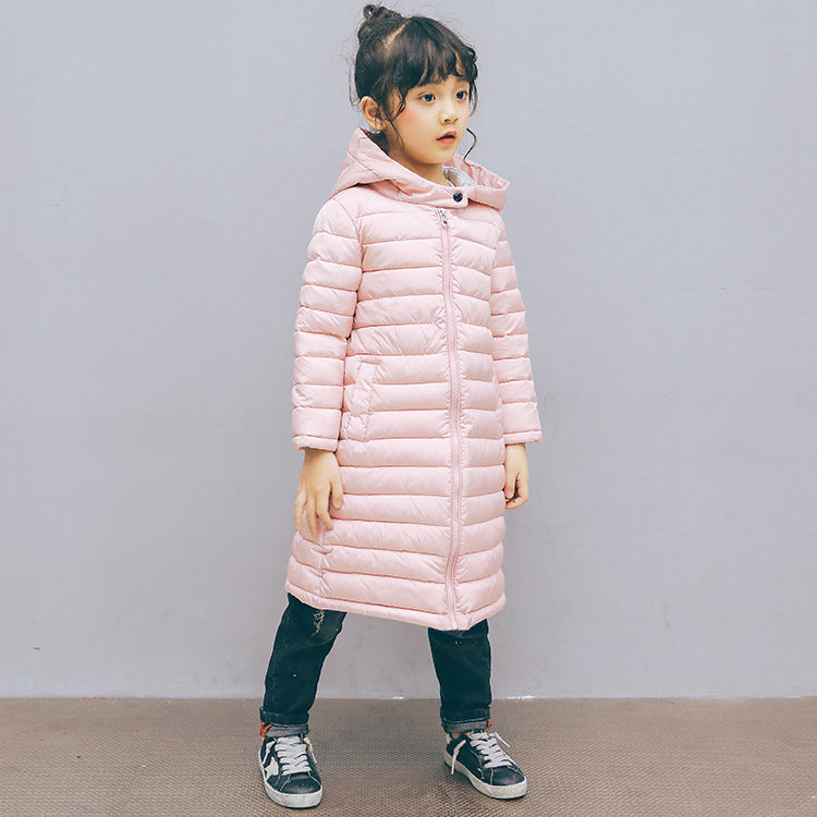 Winter Warm Children Cotton Clothing Mid Length