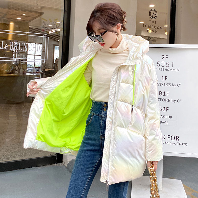 Disposable Colorful Cotton Coat Women Korean Cotton Coat