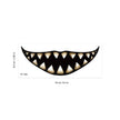 Halloween Horror Big Mouth Tattoo Sticker