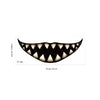 Halloween Horror Big Mouth Tattoo Sticker