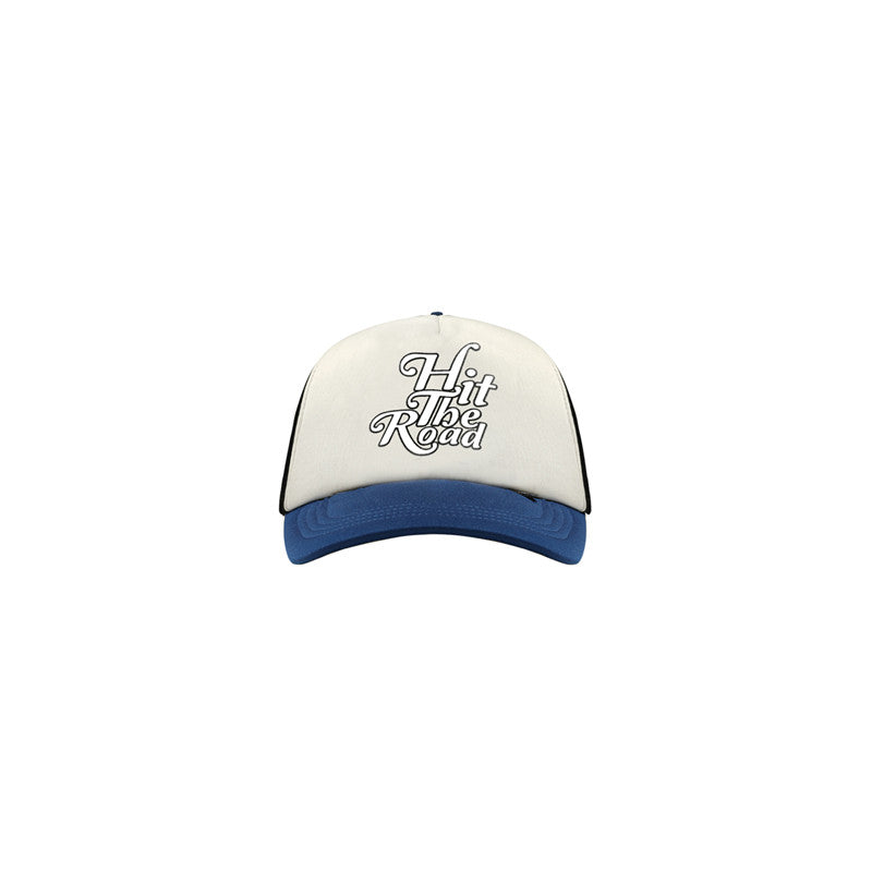 Blue And White Color Matching Retro Caps National Trend Couple Single Product Accessories Hats