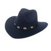 Punk Style Cowboy Hats And Felt For Men And Women