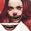 Halloween Horror Big Mouth Tattoo Sticker