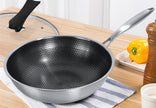 Stainless Steel Wok Non-stick Pan Frying Pan Kitchen Tools