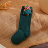 Children's Bow Medium Plain Stockings