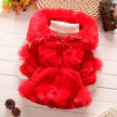 Faux Fur Coat With Thick Fur Collar