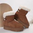 Warm Thick-soled Ankle Boots For Women Simple Daily Leisure Cotton Shoes