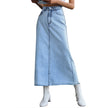 Women's Spring Summer Trendy Casual All-matching Fashion Long Skirt